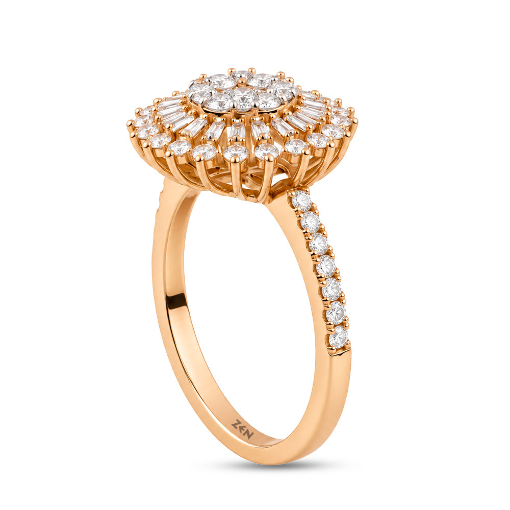 0.79 ct. Brillant Diamantring