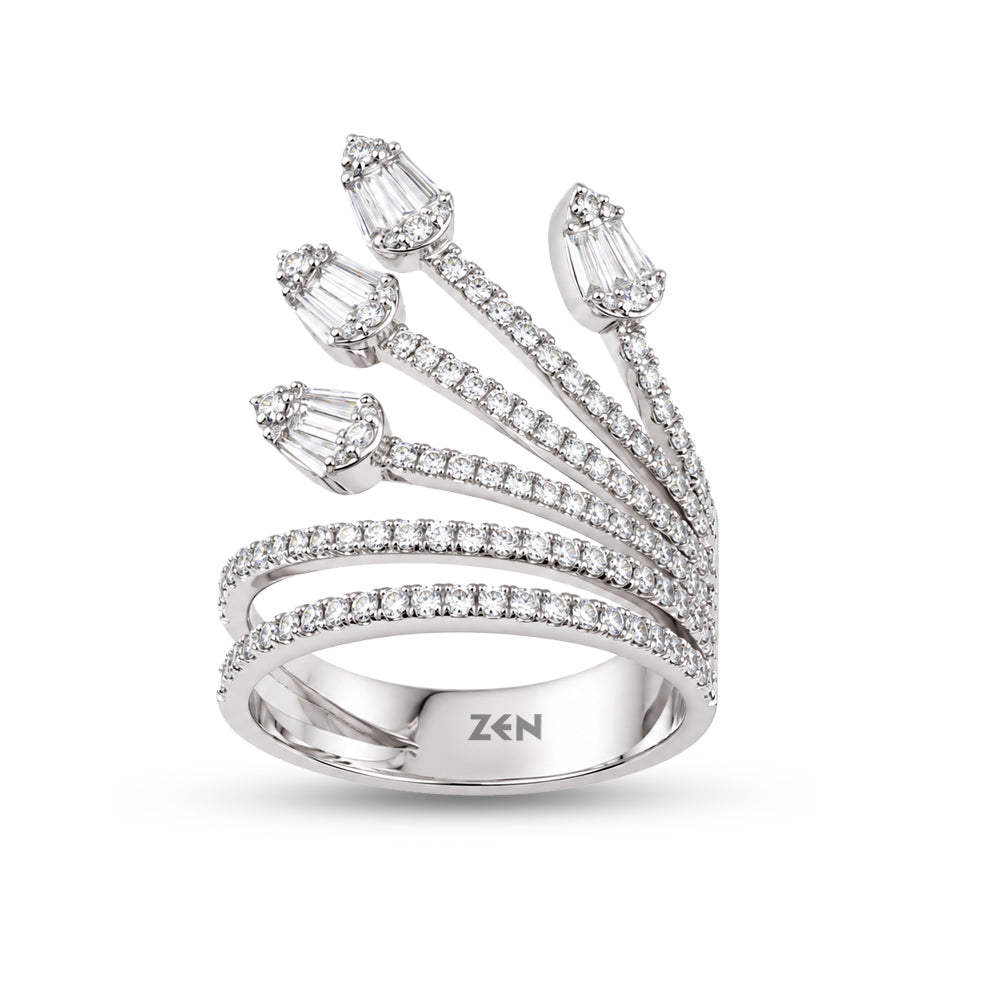 0.81 ct. Design Diamantring