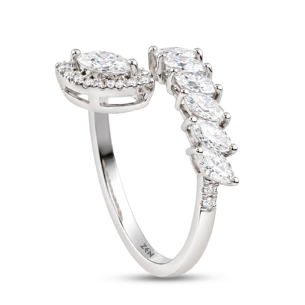 0.96 ct. Marquise Diamantring