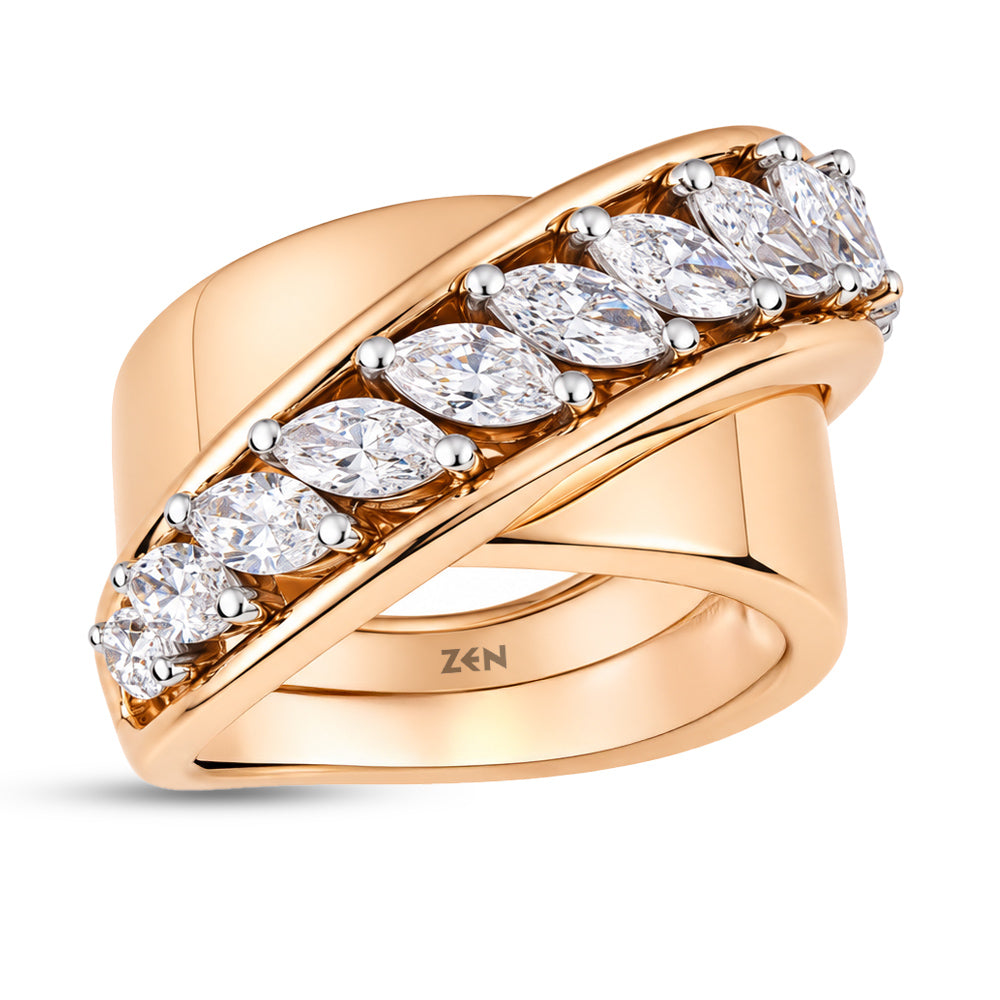 1.93 ct. Marquise Diamantring