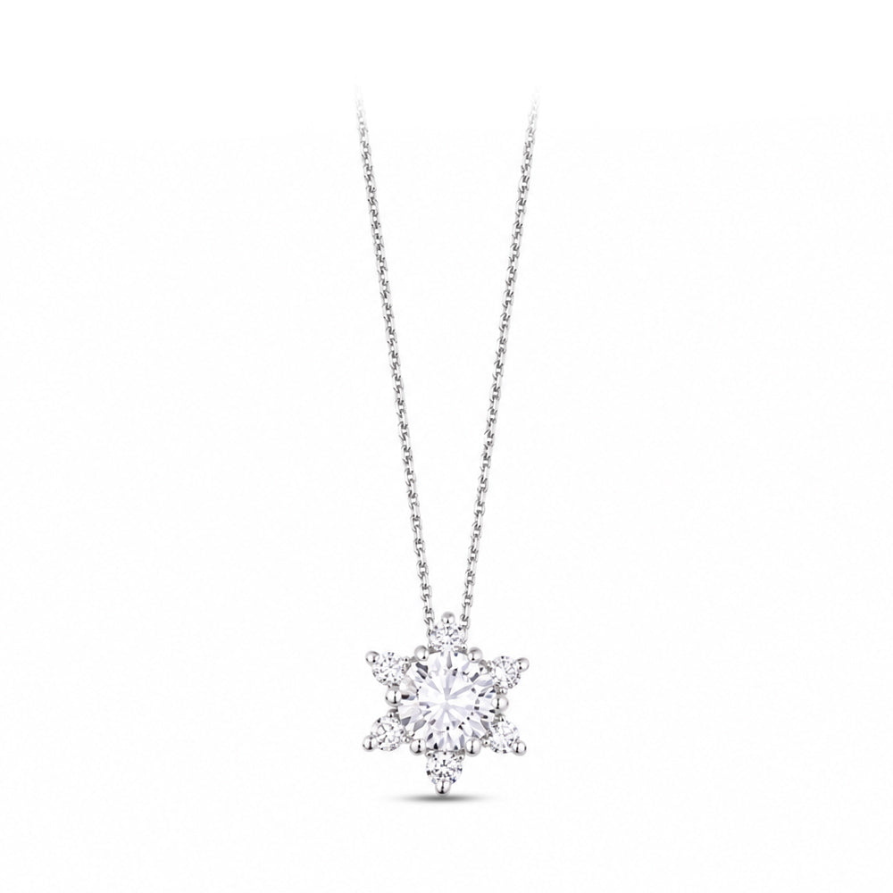 Lotus Diamant Halskette