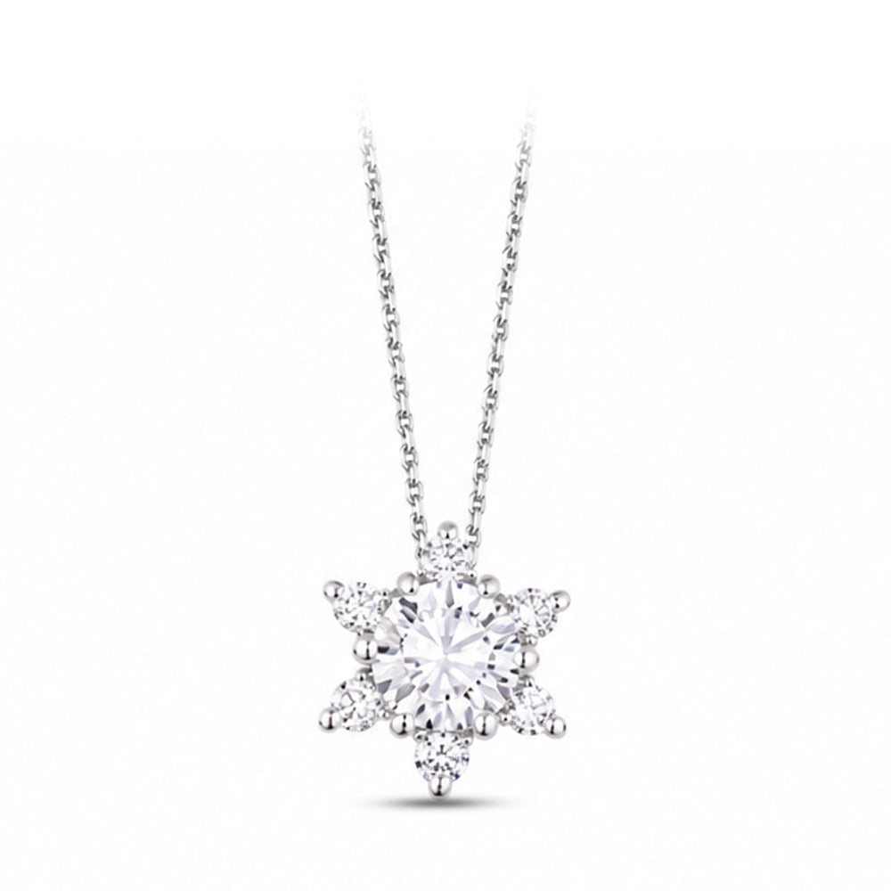 Lotus Diamant Halskette