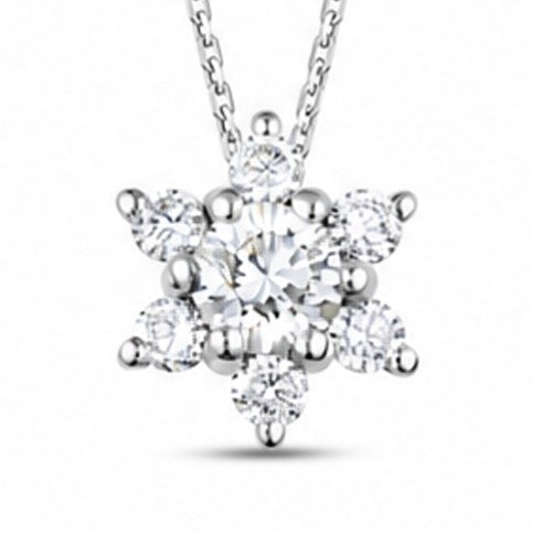 Lotus Diamant Halskette