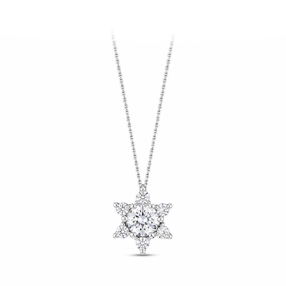 Lotus Diamant Halskette