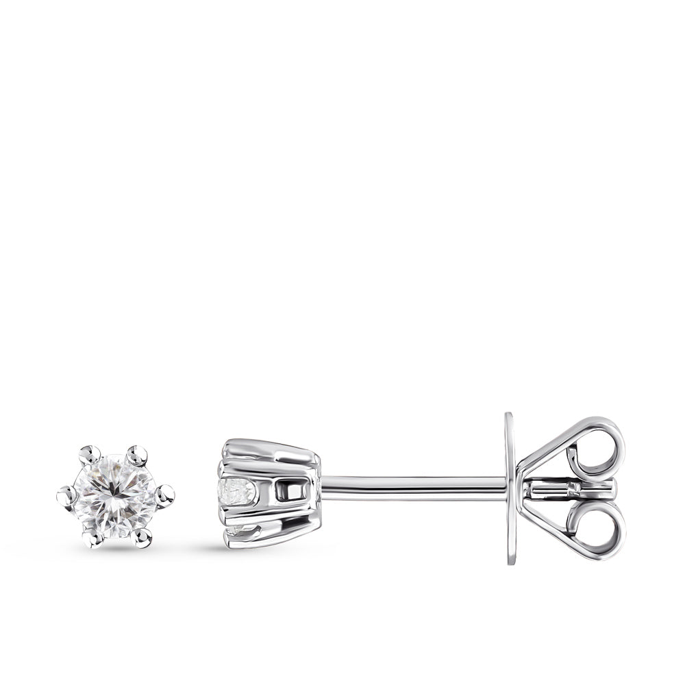 0.20 ct. Solitaire Diamant Ohrstecker