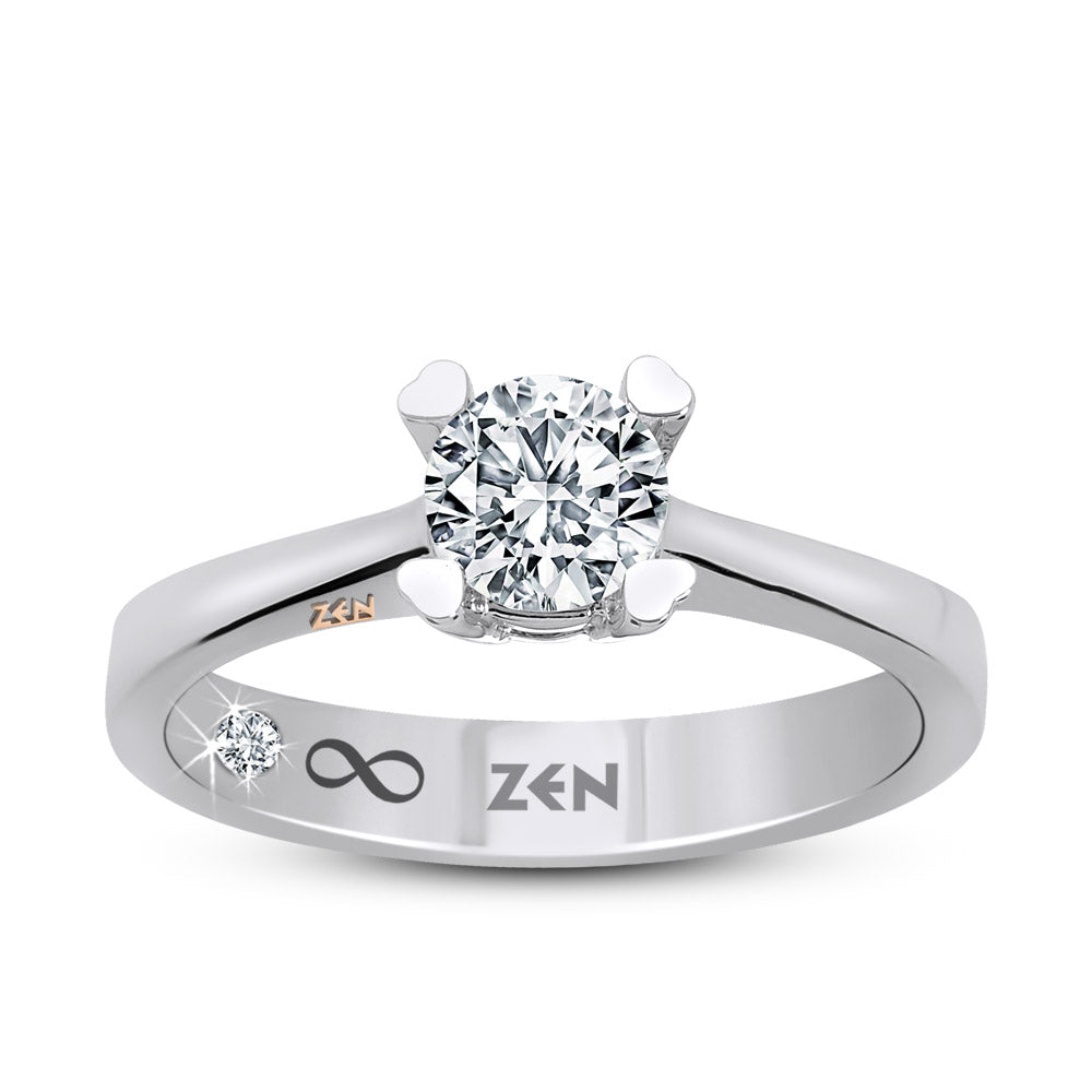 0.51 ct. Solitär Diamant Verlobungsring