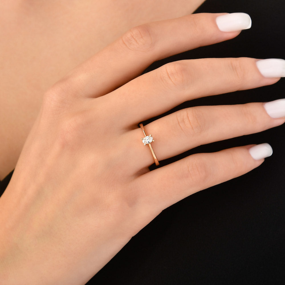 0.19 ct. Solitär Diamant Verlobungsring