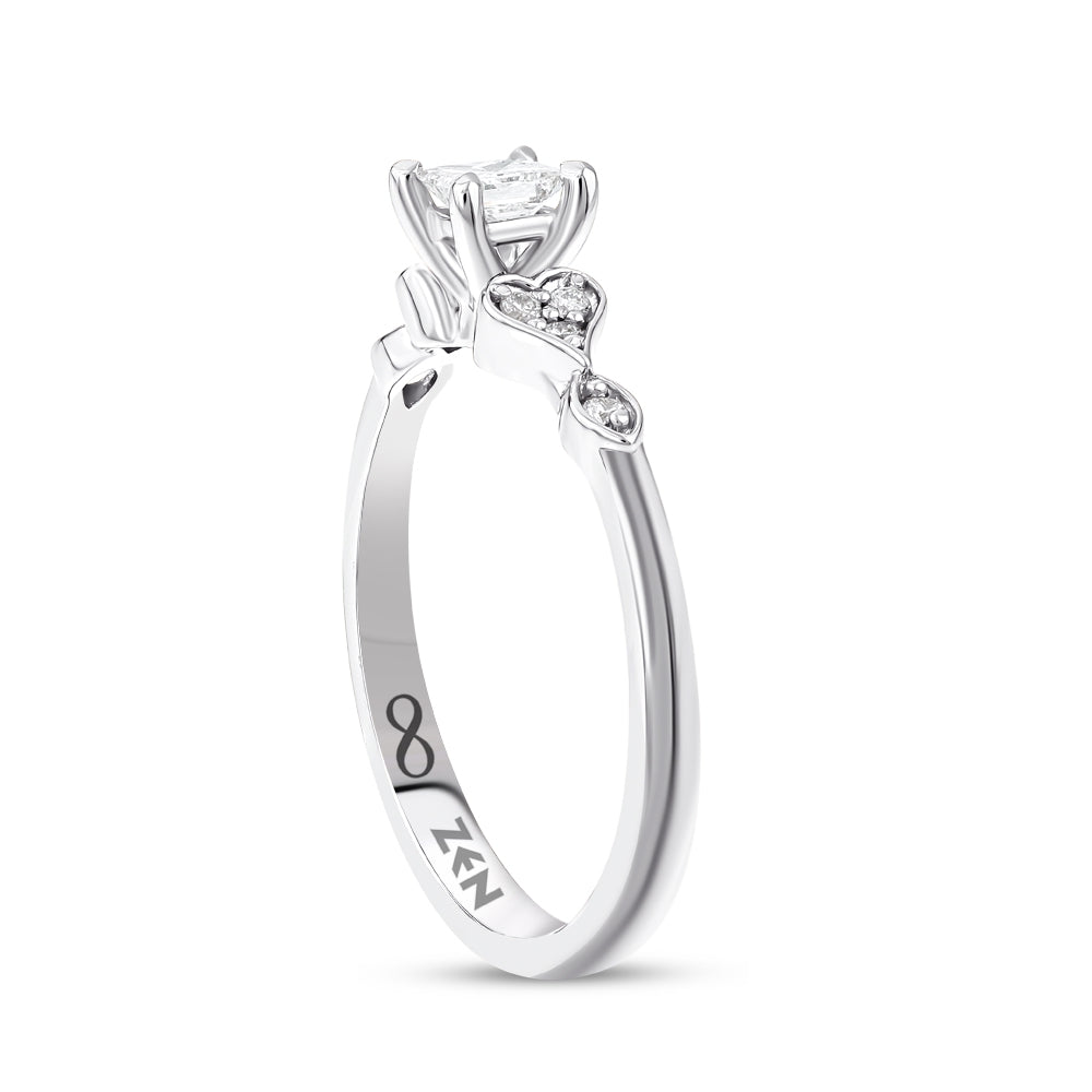 0.26 ct. Moderner Diamant Verlobungsring