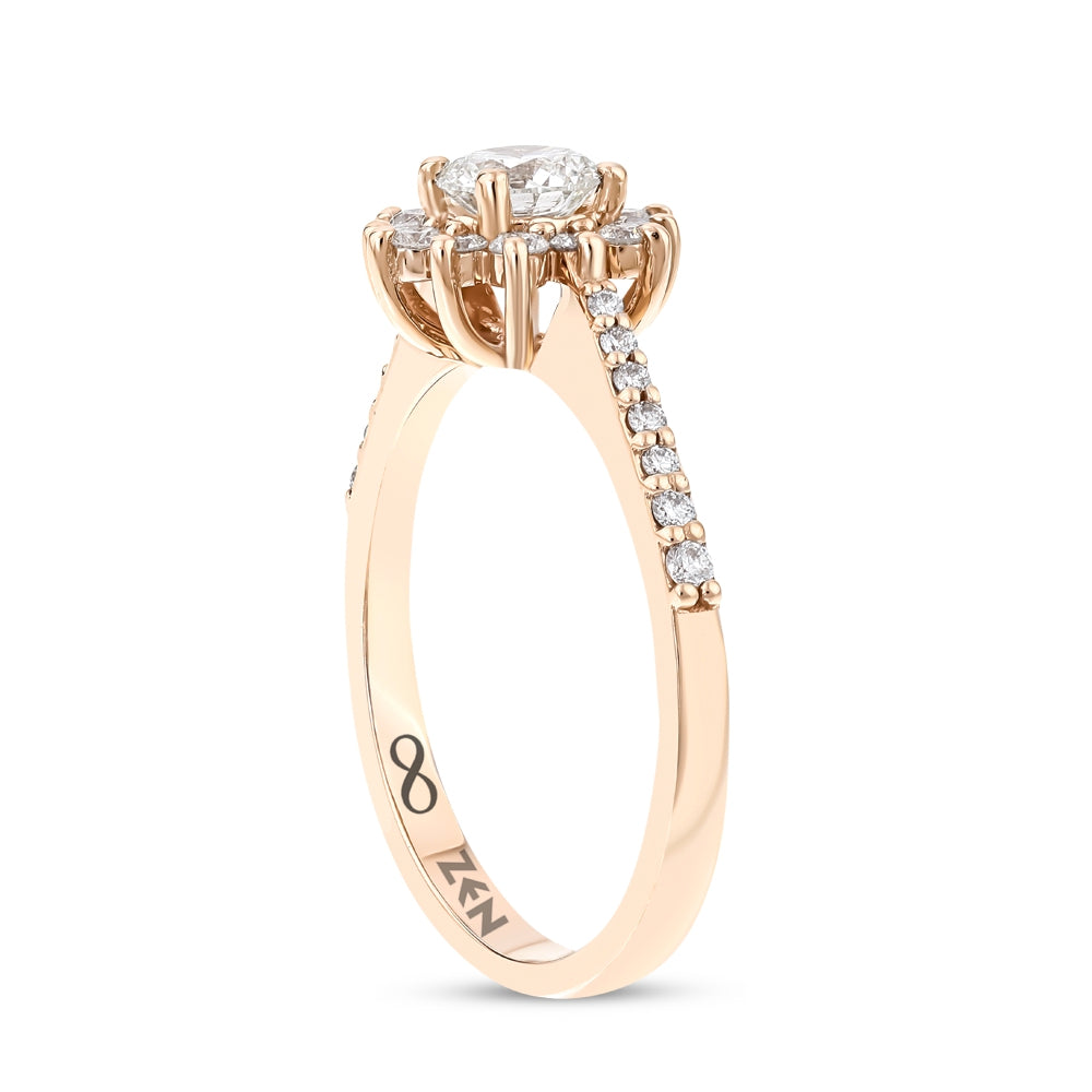 Moderner Diamant Verlobungsring