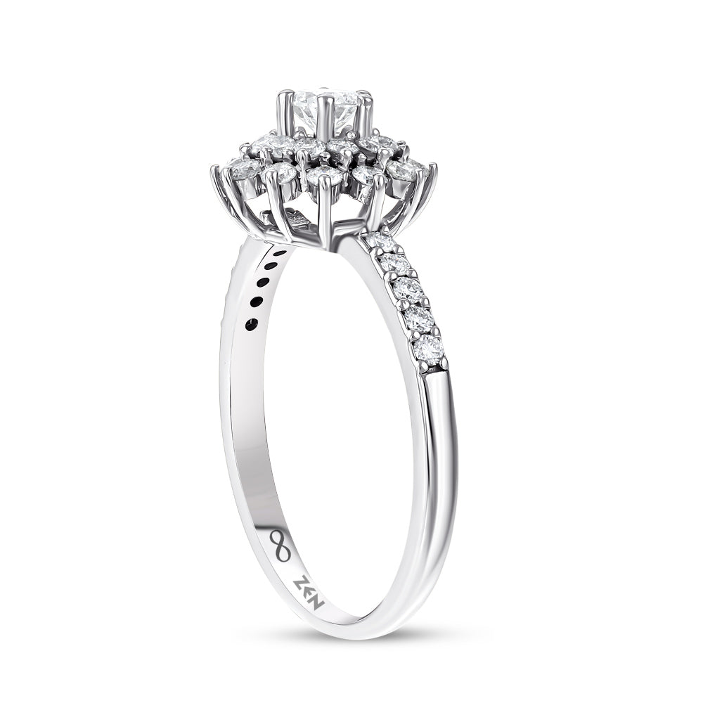 0.67 ct. Design Diamantring