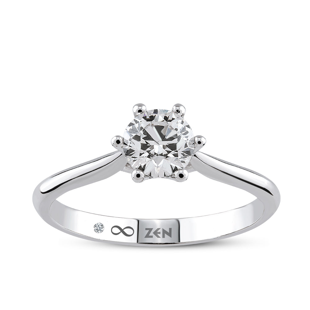 0.46 ct. Solitär Diamant Verlobungsring