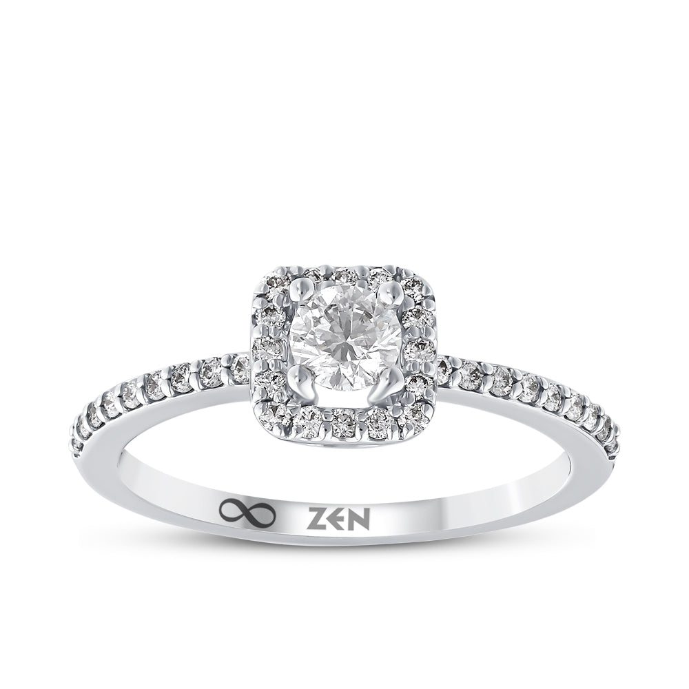 0.38 ct. Moderner Diamant Verlobungsring