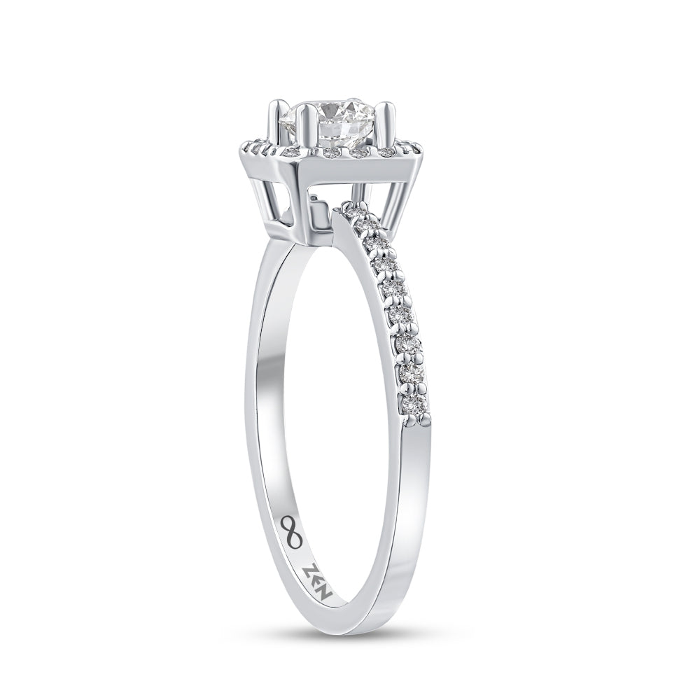 0.61 ct. Moderner Diamant Verlobungsring