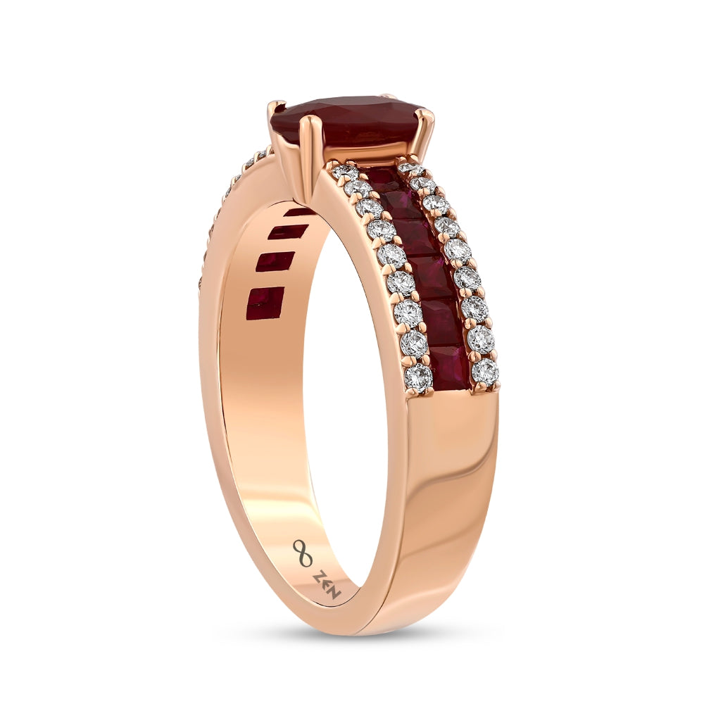 1.70 ct. Rubin Ring