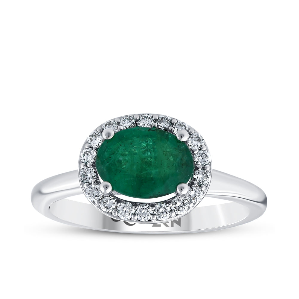 1.26 ct. Smaragdring