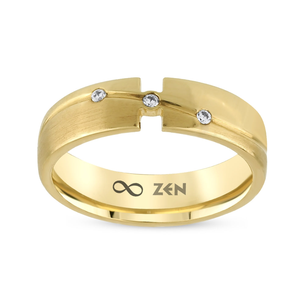 0.03 ct. Moderner Ehering fur Damen
