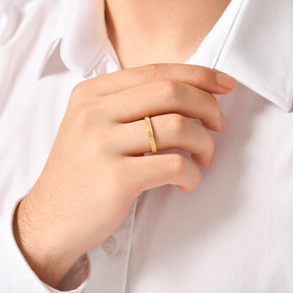 Modern Wedding Ring for Men