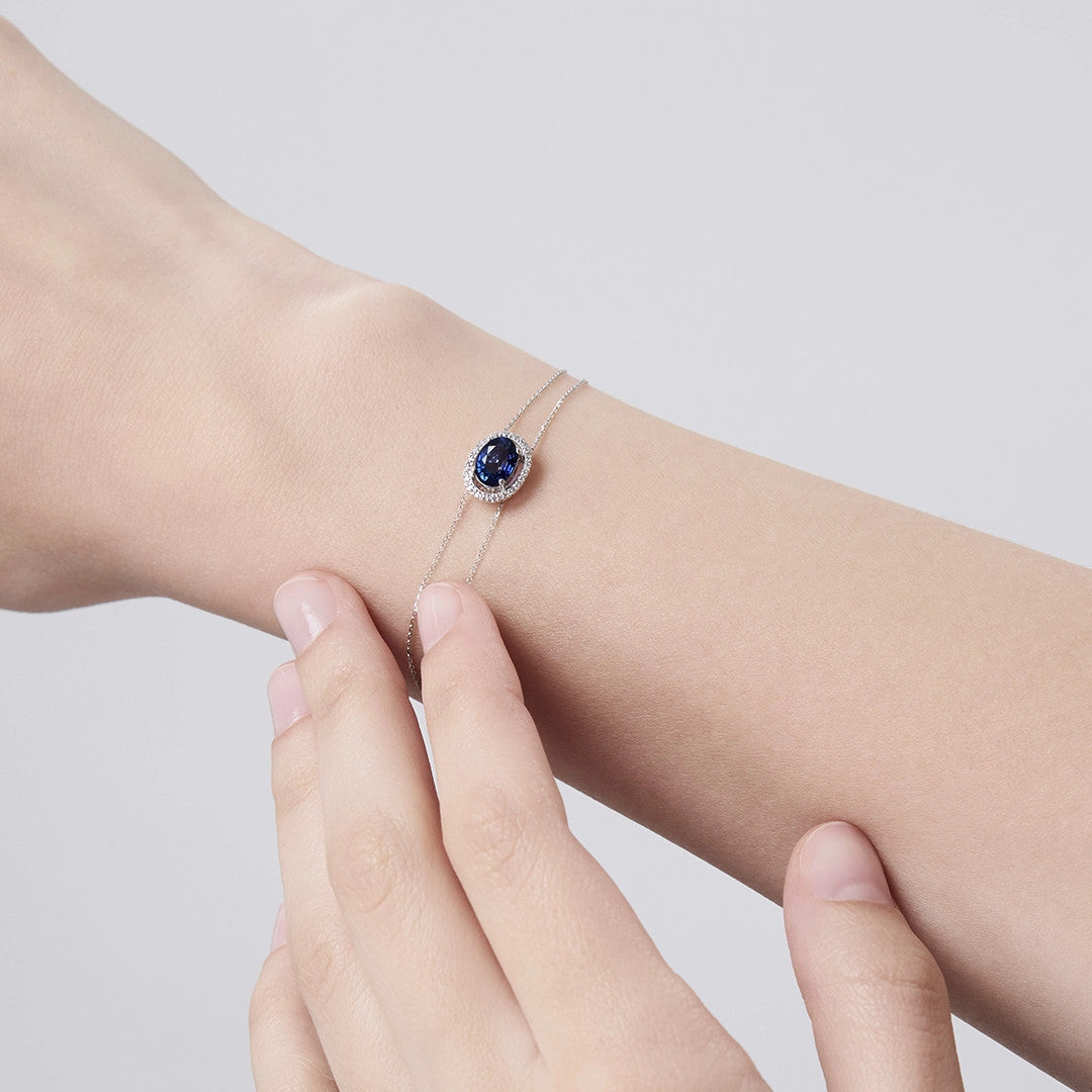 0.64 ct. Sapphire Bracelet