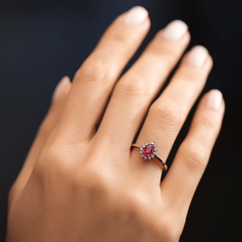 0.52 ct. Rubin Ring