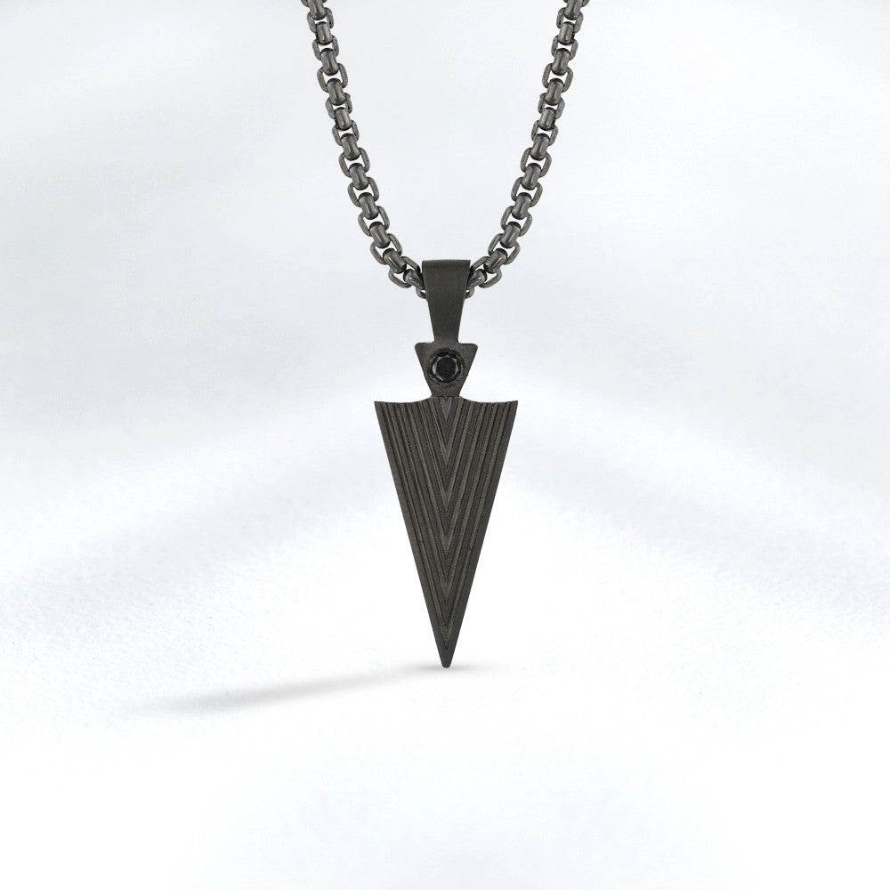 Herren Silber Diamant Halskette