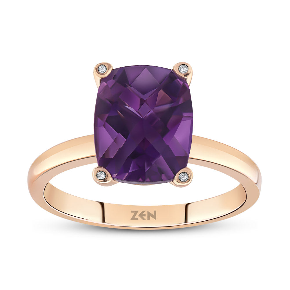 2.80 ct. Amethyst Ring
