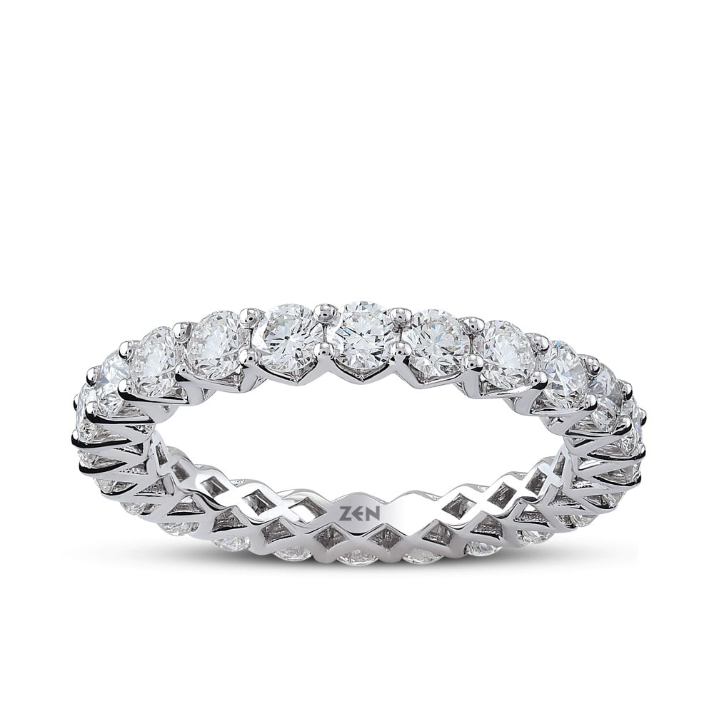 4.00 ct. Memoire Diamantring