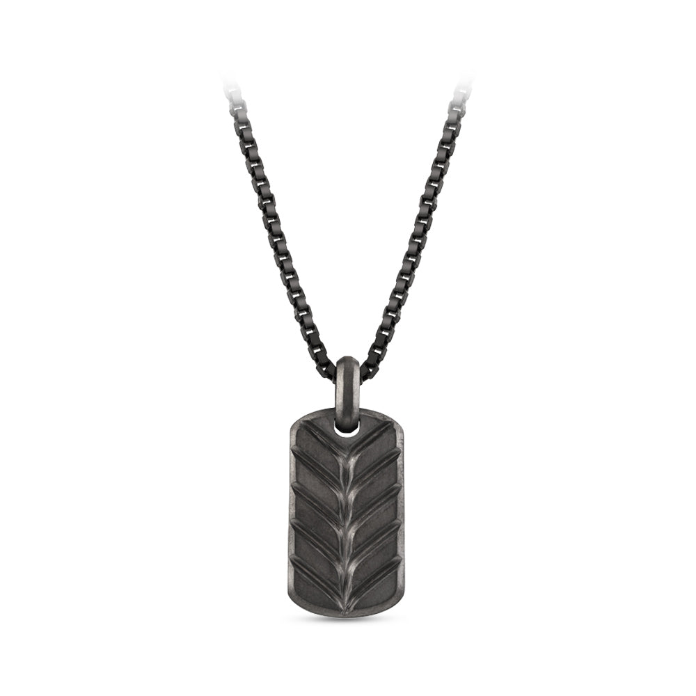 0.40 ct. Herren Silber Halskette