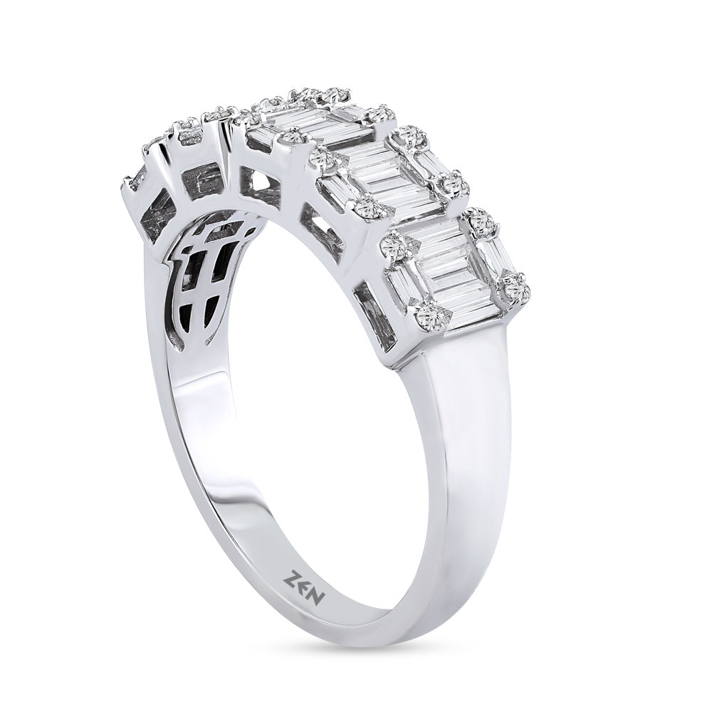 0.59 ct. Baguette Diamond Ring