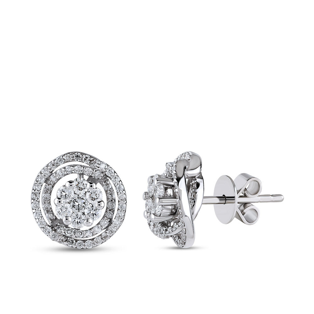 0.65 ct. Design Diamond Stud Earrings