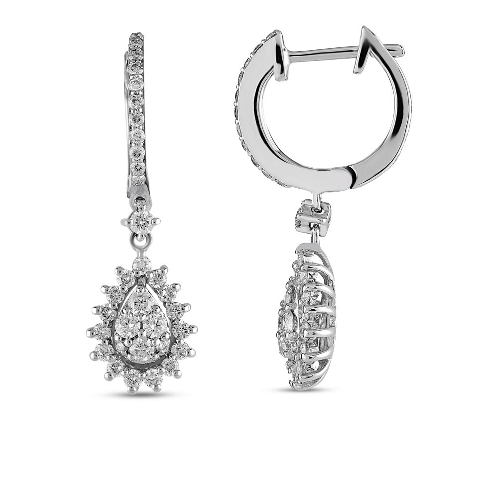 0.92 ct. Design Diamant Ohrringe