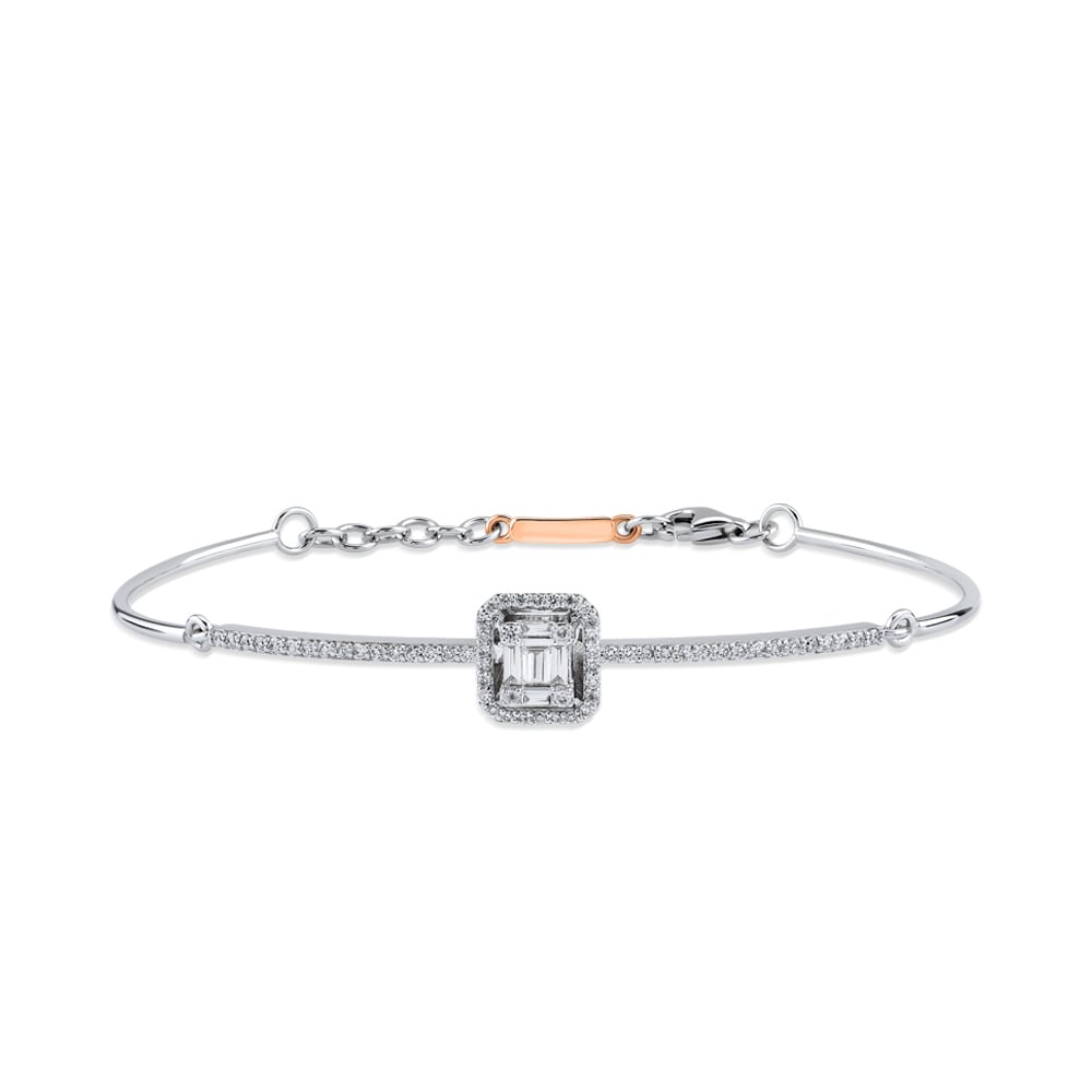 0.36 ct. Baguette Diamantarmband