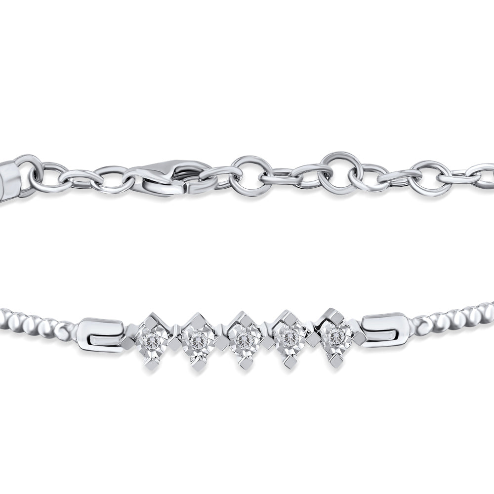 Fünfstein Diamantarmband