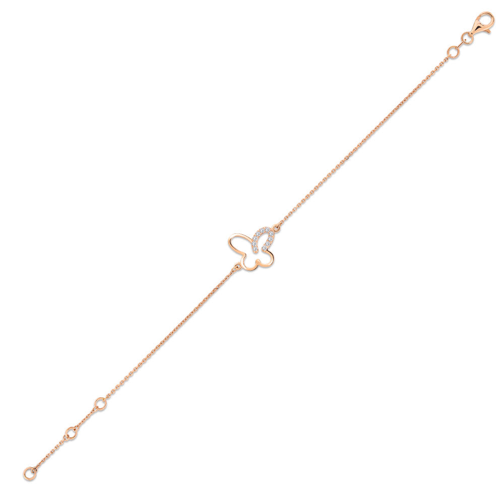 0.07 ct. Schmetterling Diamantarmband