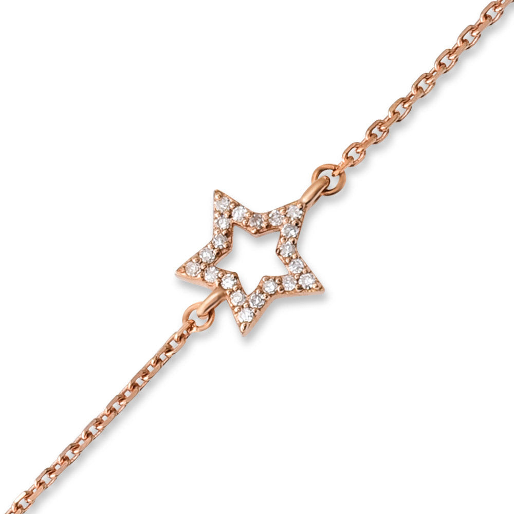 0.05 ct. Stern Diamantarmband