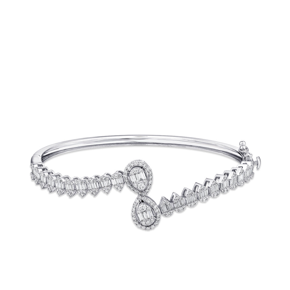 1.47 ct. Baguette Diamantarmband