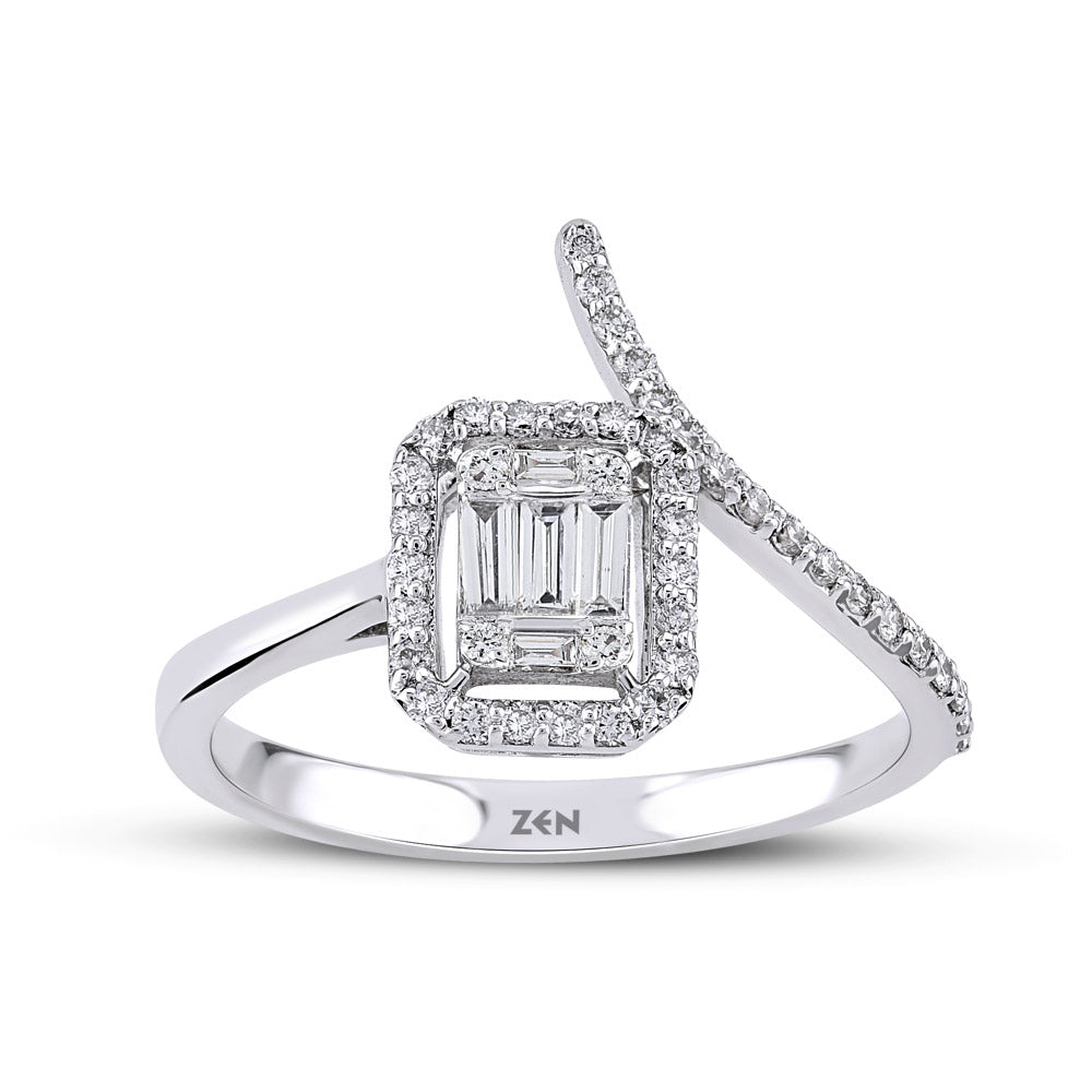 0.33 ct. Baguette Diamond Ring