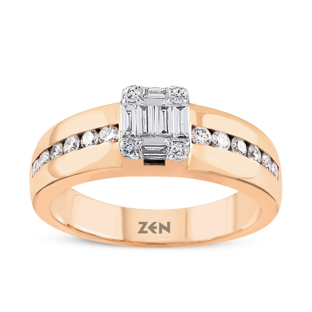 0.38 ct. Baguette Diamond Ring
