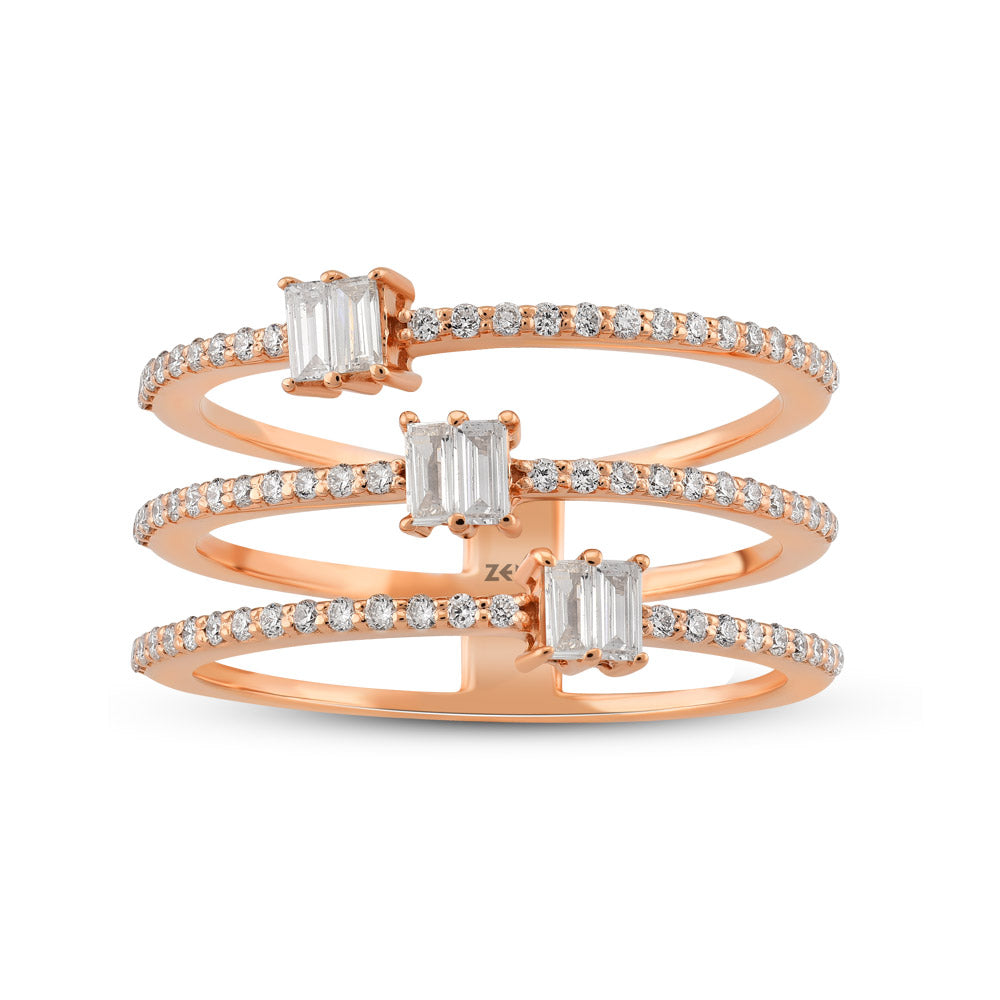 0.37 ct. Design Baguette Ring