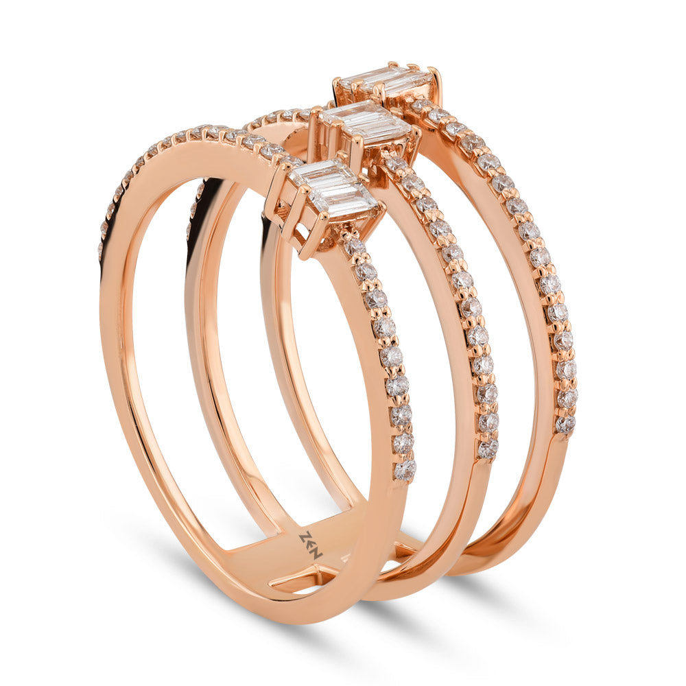 0.37 ct. Design Baguette Ring