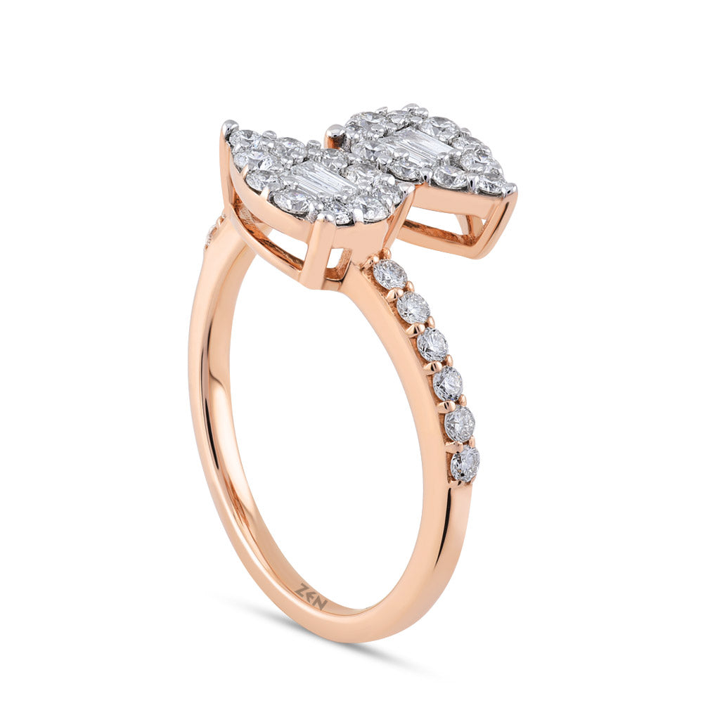 0.48 ct. Zweisamkeit Baguette Ring