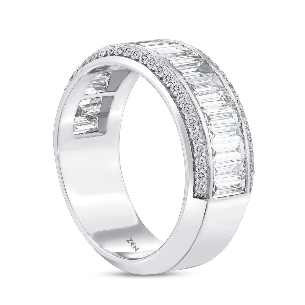 1.45 ct. Baguette Memoire Ring