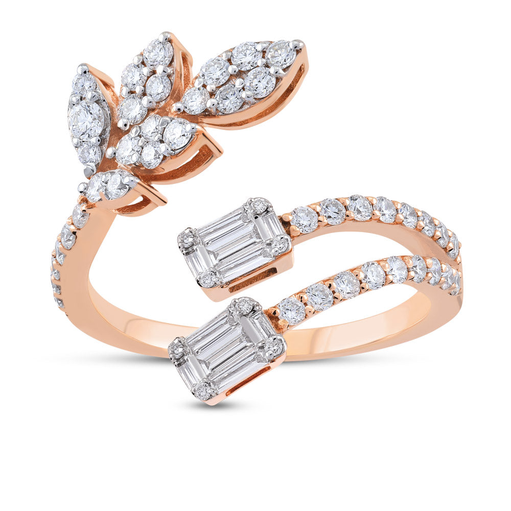 0.71 ct. Baguette Diamond Ring