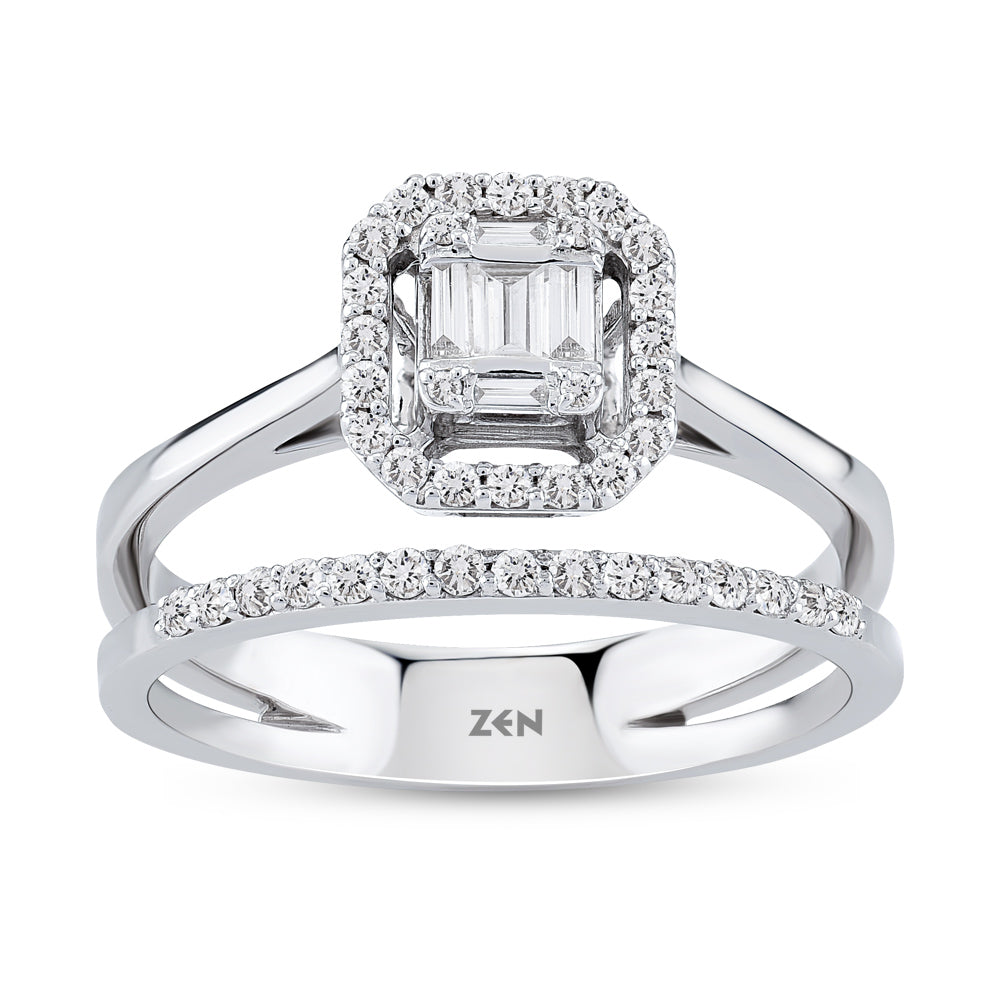 0.33 ct. Baguette Diamond Ring