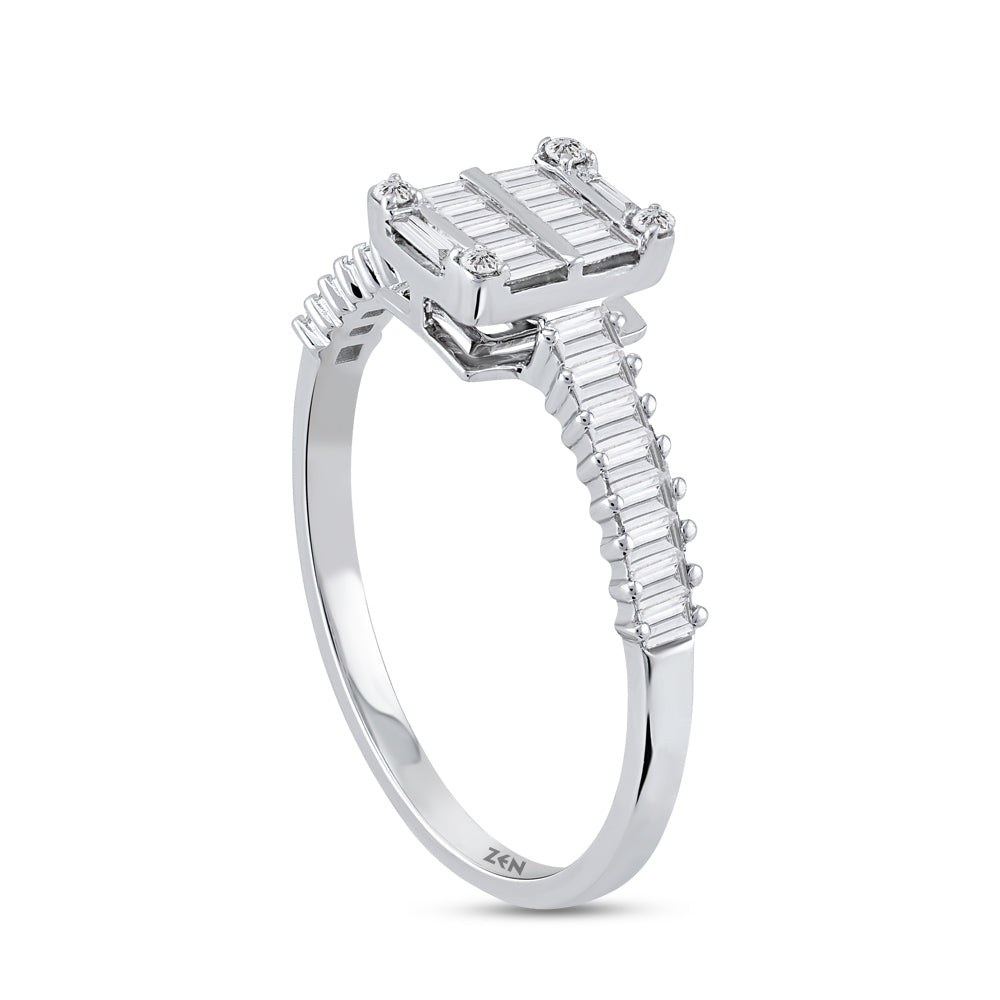 0.40 ct. Baguette Diamond Ring