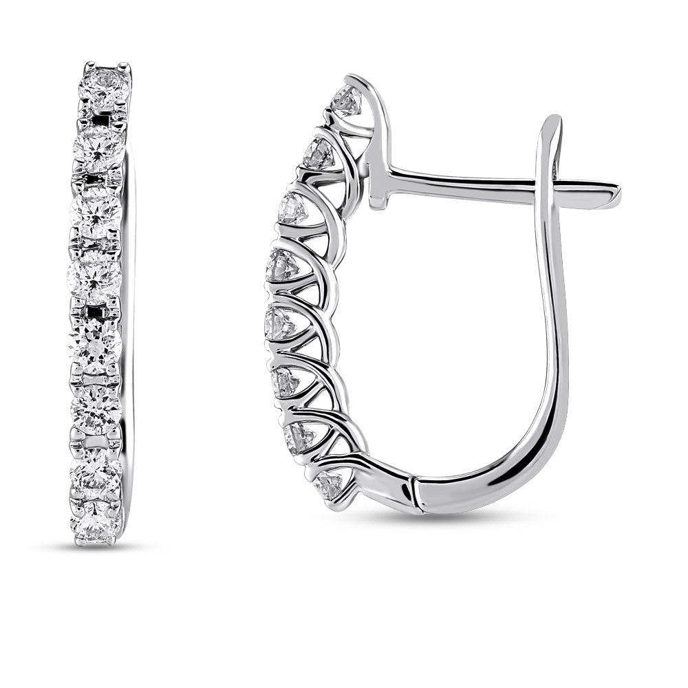 0.50 ct. Creolen Diamant Ohrringe