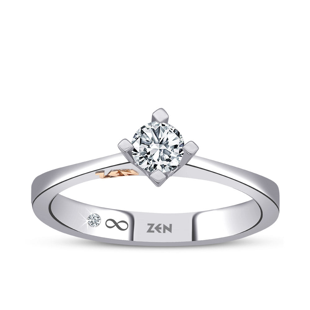 0.31 ct. Solitär Diamant Verlobungsring