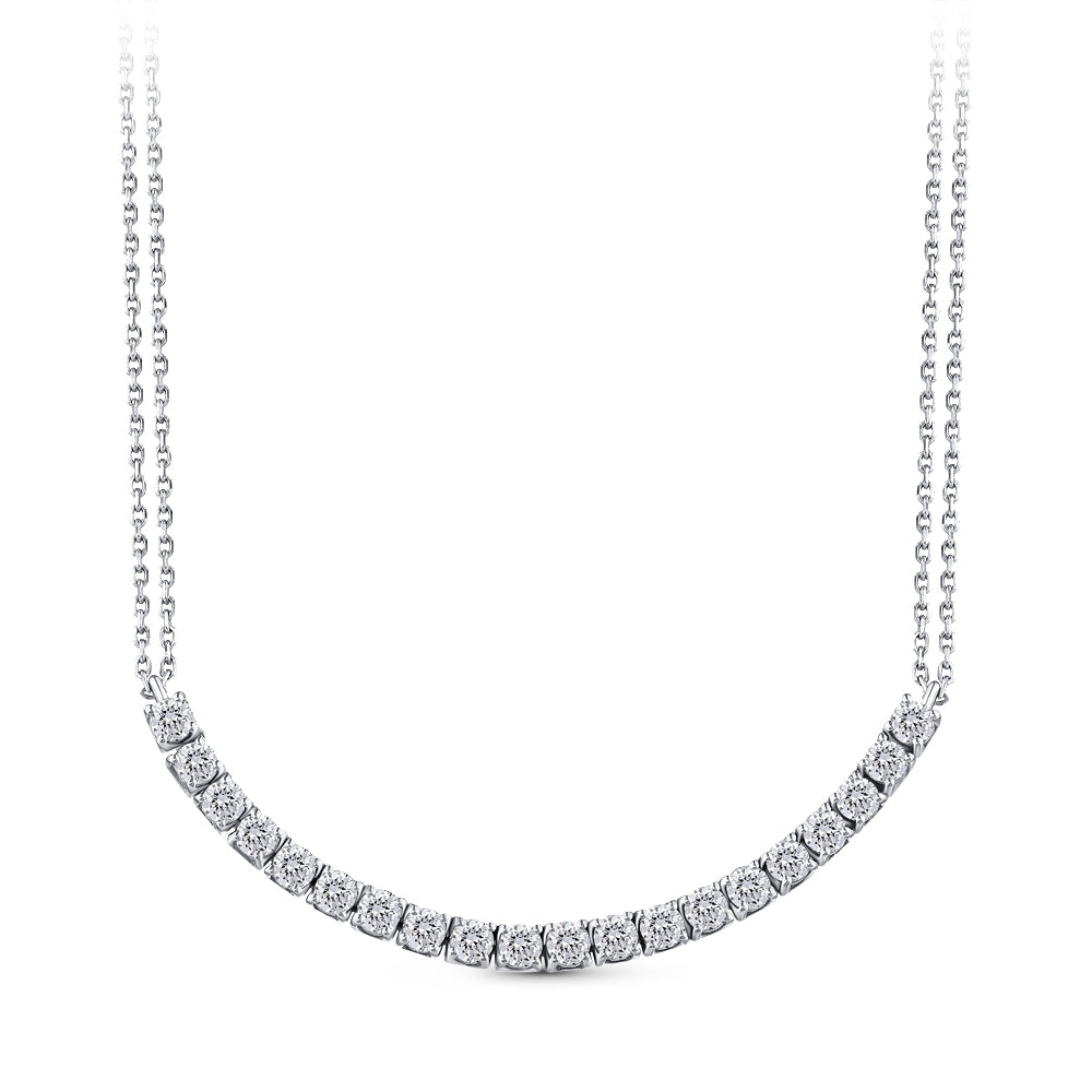 1.42 ct. Tennis Diamant Halskette