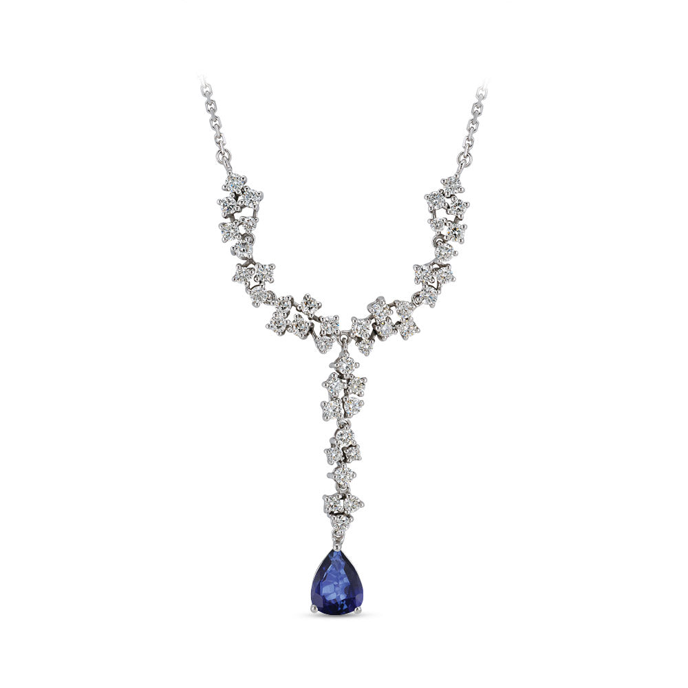 2.23 ct. Saphir Collier