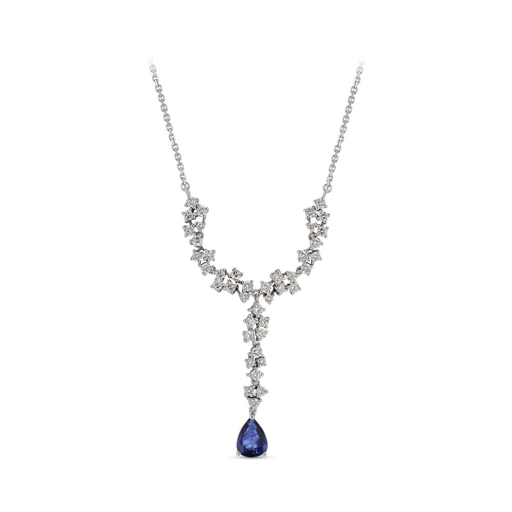 2.23 ct. Saphir Collier