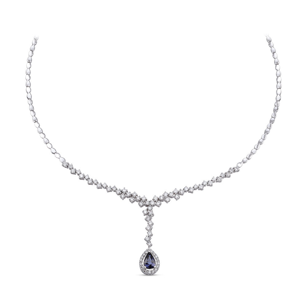 1.86 ct. Saphir Collier